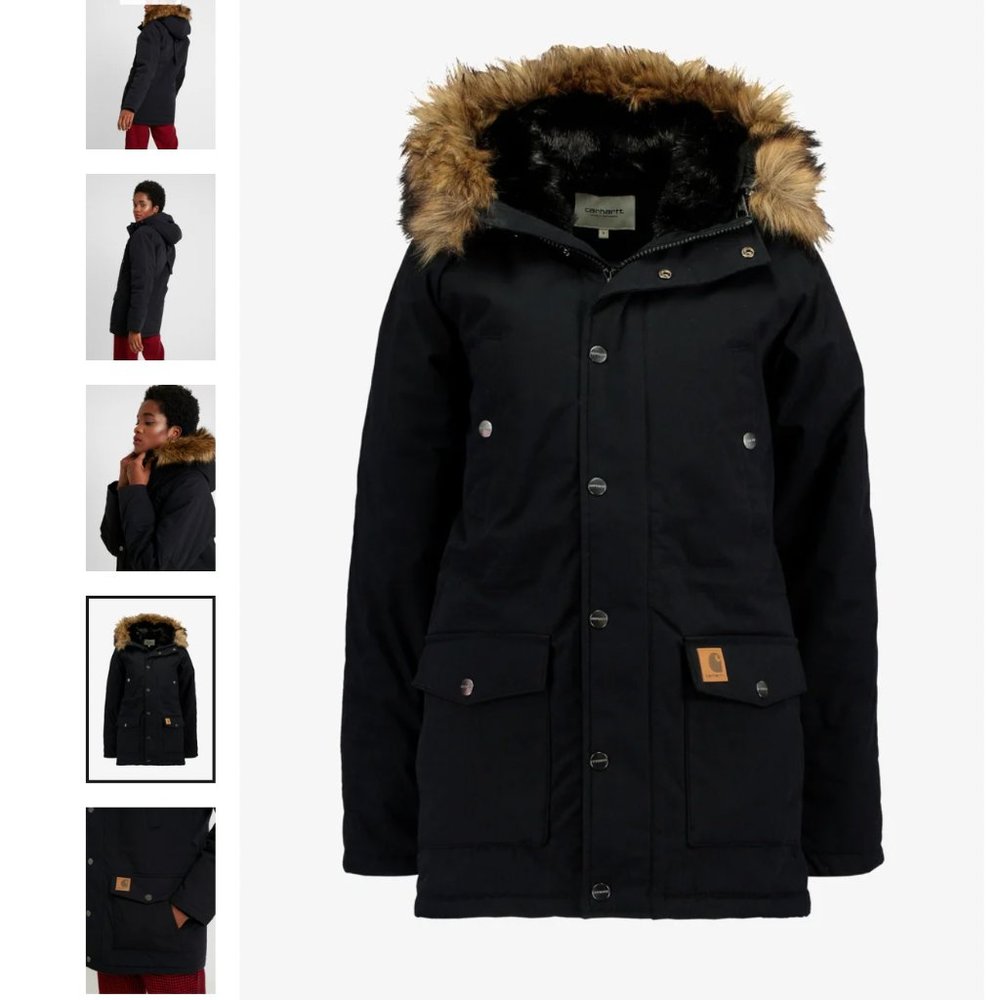 Carhartt WIP TRAPPER - Winter Coat  Black Size XS
